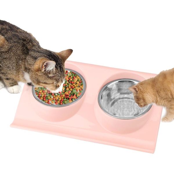 cat bowls & feeders dog bowl pets supplies stainless steel feeding dishes for puppy cats double pet food water feeder
cat bowls & feeders dog bowl pets supplies stainless steel feeding dishes for puppy cats double pet food water feeder