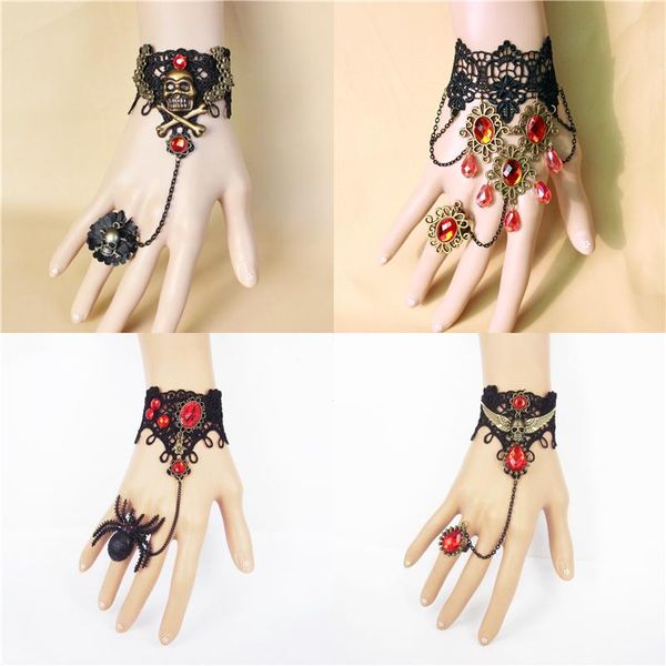 tennis luokey 2021 halloween carnival vintage gothic skull bracelets for women engagement wedding red crystal bangles jewelry, Golden;silver
tennis luokey 2021 halloween carnival vintage gothic skull bracelets for women engagement wedding red crystal bangles jewelry, Golden;silver