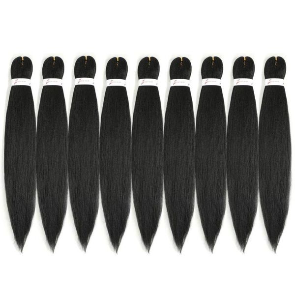 human ponytails 8pcs braiding hair pre stretched wholesale extensions 26inch/95g synthetic braid extension, Black
human ponytails 8pcs braiding hair pre stretched wholesale extensions 26inch/95g synthetic braid extension, Black