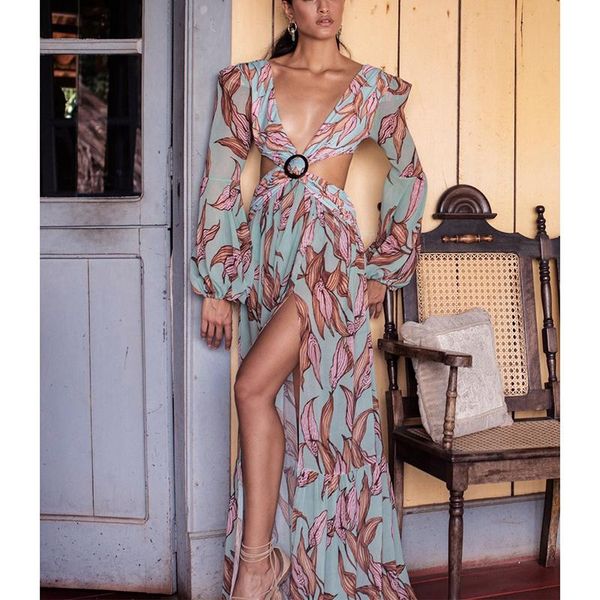 casual dresses 2021 summer v neck hollow out long sleeve floral print women chiffon dress slim split boho holiday vestidos 60176, Black;gray
casual dresses 2021 summer v neck hollow out long sleeve floral print women chiffon dress slim split boho holiday vestidos 60176, Black;gray