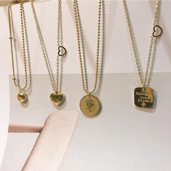 chains 2021 heart letter chain necklace multilayer metal trendy gold pendant for women trend female jewelry collar, Silver
chains 2021 heart letter chain necklace multilayer metal trendy gold pendant for women trend female jewelry collar, Silver