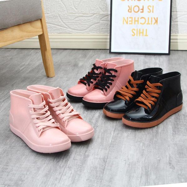 boots women rain 2021 spring autumn solid color ankle for waterproof shoes rubber sole casual female, Black
boots women rain 2021 spring autumn solid color ankle for waterproof shoes rubber sole casual female, Black