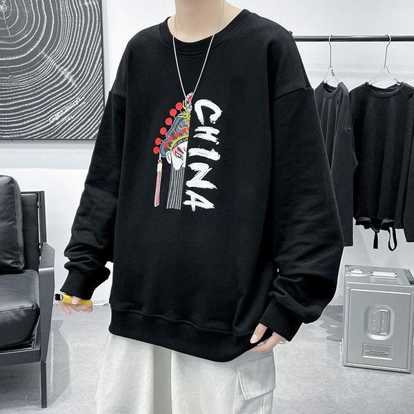 men's hoodies & sweatshirts mrgb autumn chinese style opera men sweatshirt fashion casual oversize pullovers for male vintage streetwea, Black
men's hoodies & sweatshirts mrgb autumn chinese style opera men sweatshirt fashion casual oversize pullovers for male vintage streetwea, Black