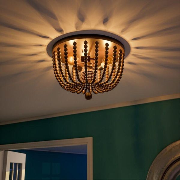chandeliers bohemia wood beaded flush mount ceiling light antique rustic mini chandelier white finishing for bedroom, kitchen island dia35cm
chandeliers bohemia wood beaded flush mount ceiling light antique rustic mini chandelier white finishing for bedroom, kitchen island dia35cm