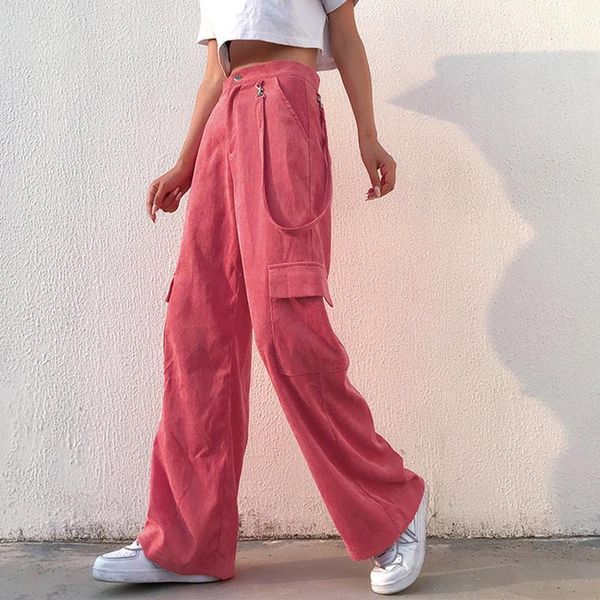 women's pants & capris korean casual cargo girls harajuku streetwear fashion corduroy wide ribbon vintage hip hop pink trousers 2021, Black;white
women's pants & capris korean casual cargo girls harajuku streetwear fashion corduroy wide ribbon vintage hip hop pink trousers 2021, Black;white