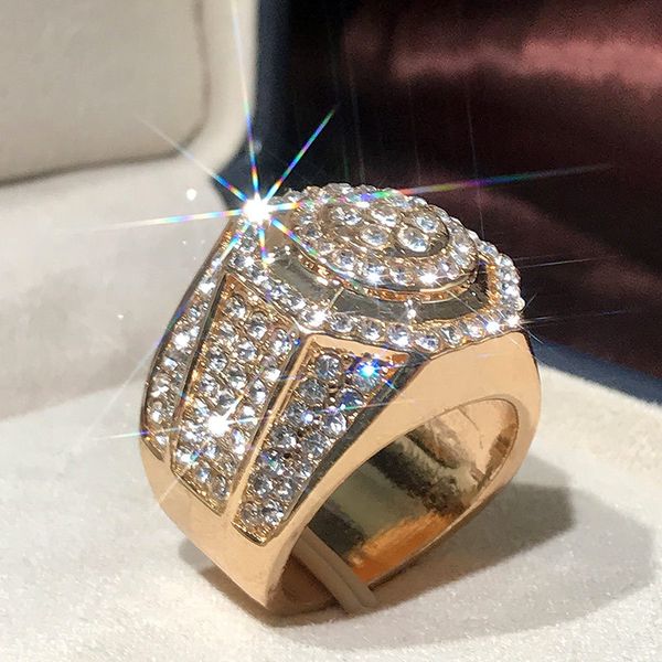 cluster rings luxury alloy micro inlaid zircon men jewelrys hip hop gold ring glare men's fashion jewelry gift, Golden;silver
cluster rings luxury alloy micro inlaid zircon men jewelrys hip hop gold ring glare men's fashion jewelry gift, Golden;silver