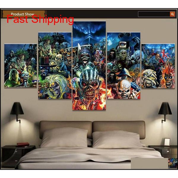5 piece print poster iron maiden band paintings on canvas wall art for home decorations wall decor unique gi qylggw wrhome
5 piece print poster iron maiden band paintings on canvas wall art for home decorations wall decor unique gi qylggw wrhome