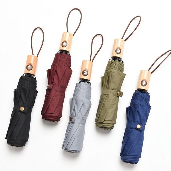 umbrellas automatic opening and closing umbrella small fresh solid color three fold with various colors
umbrellas automatic opening and closing umbrella small fresh solid color three fold with various colors