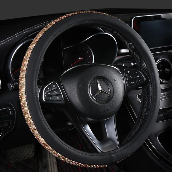 diamond leather steering wheel cover with bling bling crystal rhinestones, universal fit 15 inch car wheel protector for girls
diamond leather steering wheel cover with bling bling crystal rhinestones, universal fit 15 inch car wheel protector for girls