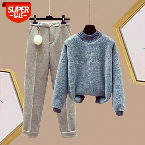 autumn winter new suits women velvet sweatshirts thickened pullover turtleneck women's sets leisure two-piece and pants #wf1l, White
autumn winter new suits women velvet sweatshirts thickened pullover turtleneck women's sets leisure two-piece and pants #wf1l, White