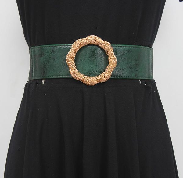 belts women's runway fashion pu leather elastic cummerbunds female dress corsets waistband decoration wide belt r1895, Black;brown
belts women's runway fashion pu leather elastic cummerbunds female dress corsets waistband decoration wide belt r1895, Black;brown