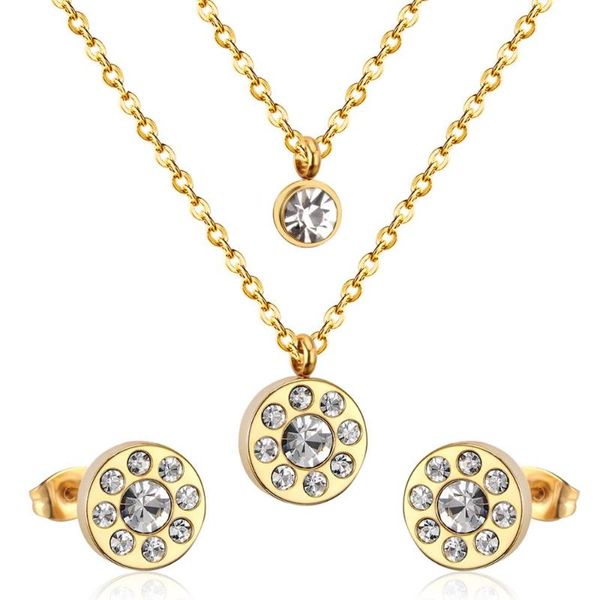 earrings & necklace luxukisskids ol style cubic zirconia chain necklaces pendants gold color fashion crystal wedding jewelry sets for women, Silver
earrings & necklace luxukisskids ol style cubic zirconia chain necklaces pendants gold color fashion crystal wedding jewelry sets for women, Silver