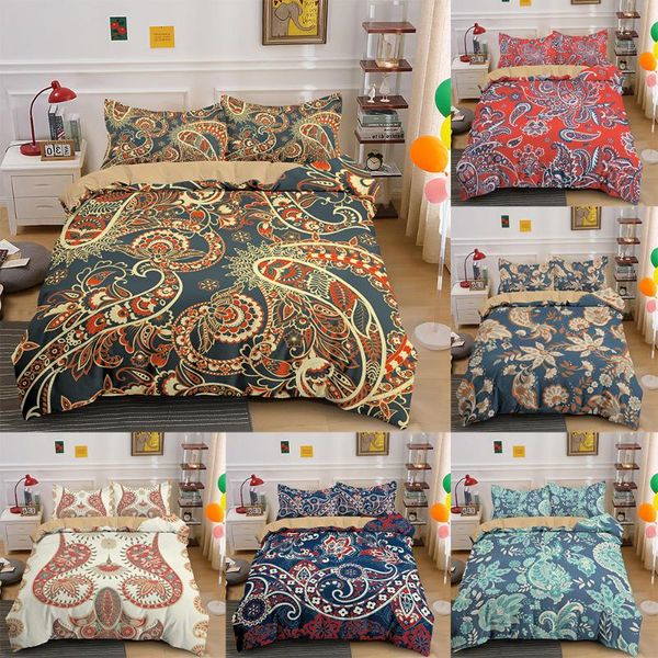 boho mandala decor paisley style bedding set 2/3pcs with pillowcase duvet cover comforter sets home textile
boho mandala decor paisley style bedding set 2/3pcs with pillowcase duvet cover comforter sets home textile