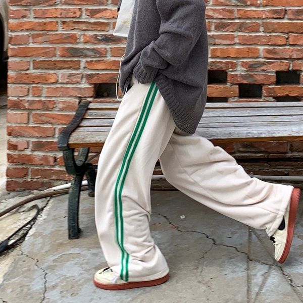 winter sports pants women streetwear black sweatpants women baggy korean style casual white pants beige trousers women, Black;white
winter sports pants women streetwear black sweatpants women baggy korean style casual white pants beige trousers women, Black;white