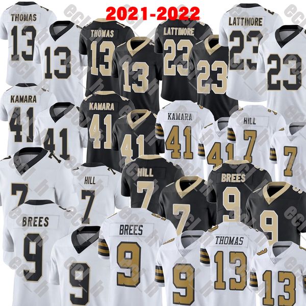 2021-2022 stitched football jerseys 7 taysom hill 9 drew brees 13 michael thomas 23 marshon lattimore 41 alvin kamara, Black;red 
2021-2022 stitched football jerseys 7 taysom hill 9 drew brees 13 michael thomas 23 marshon lattimore 41 alvin kamara, Black;red