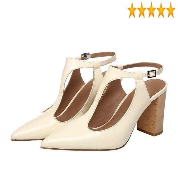 leather classic office ladies elegant shoes pointed chunky heels summer fashion outside buckle strap block female heel sandals, Black
leather classic office ladies elegant shoes pointed chunky heels summer fashion outside buckle strap block female heel sandals, Black