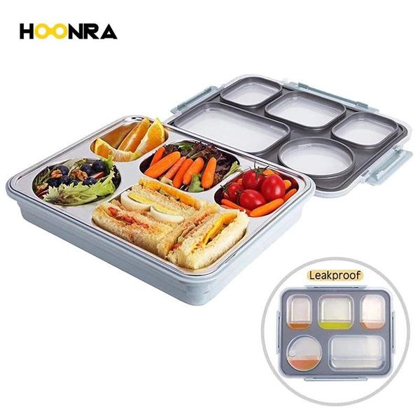 dinnerware sets hoonra stainless steel lunch box container for kids 5 compartments with thermal bento leakproof drinkware
dinnerware sets hoonra stainless steel lunch box container for kids 5 compartments with thermal bento leakproof drinkware