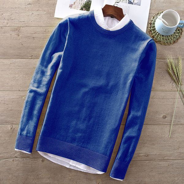 2021 new arrival winter and autumn men cotton o-neck solid blue sweater mens fashion dropshipping maglione chandail trui 0o8d, White;black
2021 new arrival winter and autumn men cotton o-neck solid blue sweater mens fashion dropshipping maglione chandail trui 0o8d, White;black