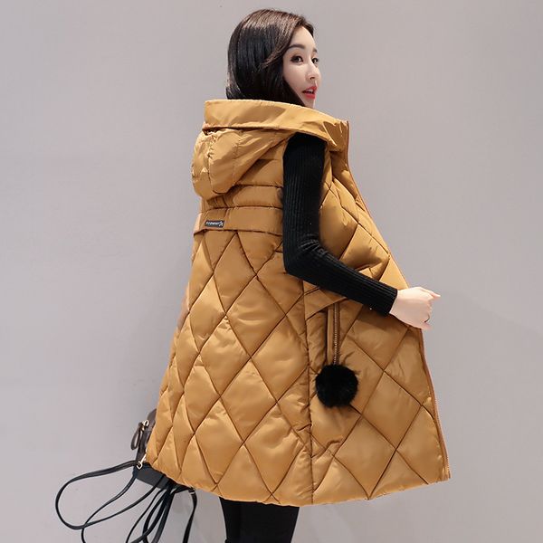 autumn winter vest women waistcoat new fashion female sleeveless jacket hooded warm long vest cotton feminino plus size 201006, Black;white
autumn winter vest women waistcoat new fashion female sleeveless jacket hooded warm long vest cotton feminino plus size 201006, Black;white