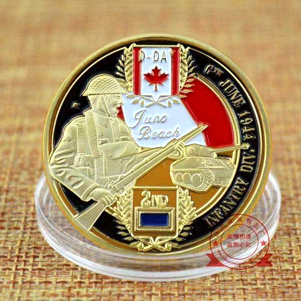 20pcs non magnetic day d normandy juno beach military craft canadian 2rd division gold plated 1oz commemoration collectible coin collectible
20pcs non magnetic day d normandy juno beach military craft canadian 2rd division gold plated 1oz commemoration collectible coin collectible