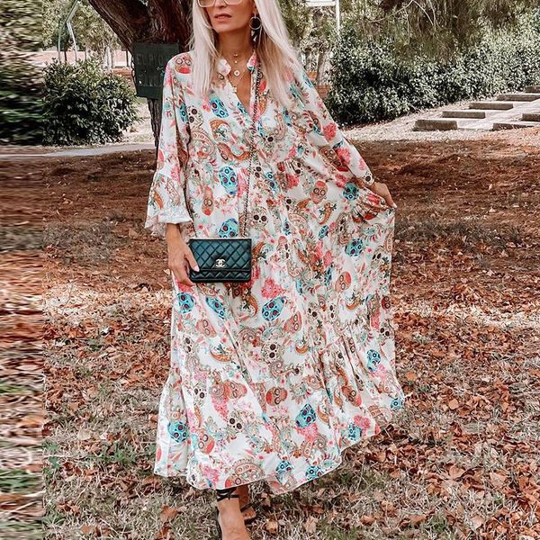 casual dresses retro skull floral pattern shirt long dress fashion loose v-neck button maxi women sleeve autumn party, Black;gray
casual dresses retro skull floral pattern shirt long dress fashion loose v-neck button maxi women sleeve autumn party, Black;gray
