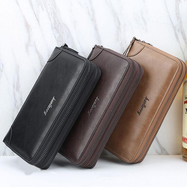 wallets long wallet men double zipper coin pocket purse vintage large leather male casual business man card holder, Red;black
wallets long wallet men double zipper coin pocket purse vintage large leather male casual business man card holder, Red;black