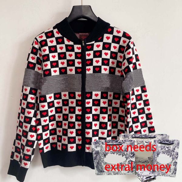 fashion women sweater coats black and white plaid lady knitted jacket love pattern print casacos casual loose autumn sweaters
fashion women sweater coats black and white plaid lady knitted jacket love pattern print casacos casual loose autumn sweaters