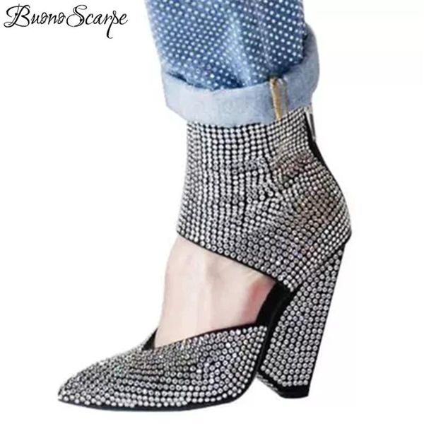 pointed toe rhinestone women transparent sandals new summer clear spiked high heel shoes lady prom party bling bling pumps boots, Black
pointed toe rhinestone women transparent sandals new summer clear spiked high heel shoes lady prom party bling bling pumps boots, Black