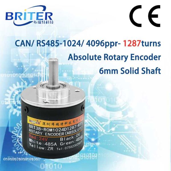 smart home control absolute rotary encoder angle measurement briterencoder power off memory 6mm shaft 1287 multi-turns 1024/ 4096p/r
smart home control absolute rotary encoder angle measurement briterencoder power off memory 6mm shaft 1287 multi-turns 1024/ 4096p/r