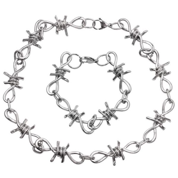 chokers small wire brambles iron choker necklace women hip-hop gothic punk style barbed little thorns chain gifts, Golden;silver
chokers small wire brambles iron choker necklace women hip-hop gothic punk style barbed little thorns chain gifts, Golden;silver