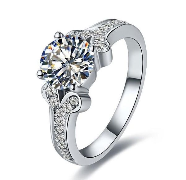 cluster rings 14k fine jewelry brand quality solid white gold nscd diamond finger ring engagement women wedding classic, Golden;silver
cluster rings 14k fine jewelry brand quality solid white gold nscd diamond finger ring engagement women wedding classic, Golden;silver