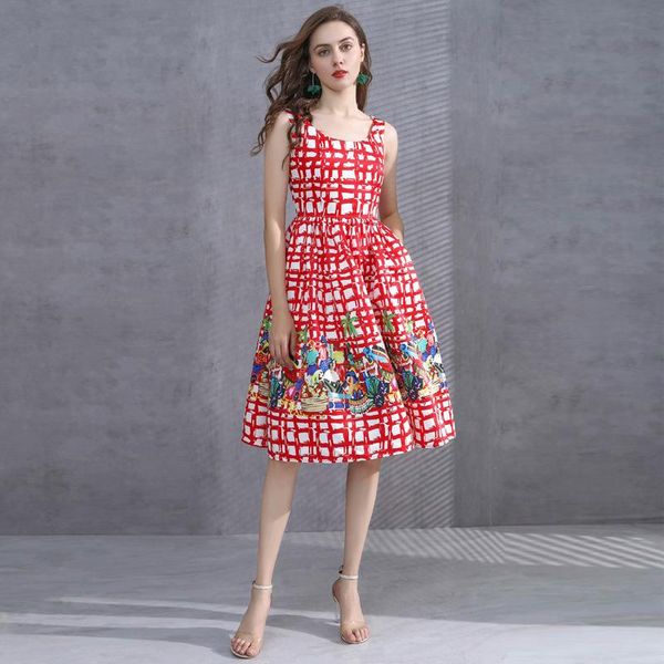 casual dresses european runway desugners dress 2021 summer spaghetti strap printed midi for women vestido de mujer, Black;gray
casual dresses european runway desugners dress 2021 summer spaghetti strap printed midi for women vestido de mujer, Black;gray