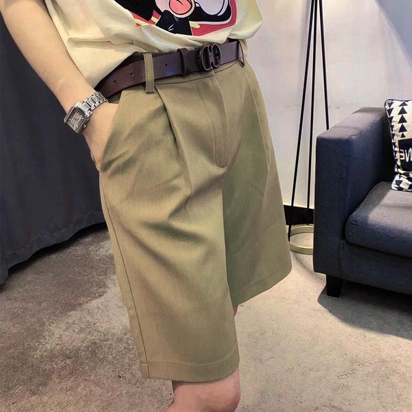 women's shorts cx 2021 summer women high waist short return western style straight wide leg suit street pirate trend casual loose, White;black
women's shorts cx 2021 summer women high waist short return western style straight wide leg suit street pirate trend casual loose, White;black