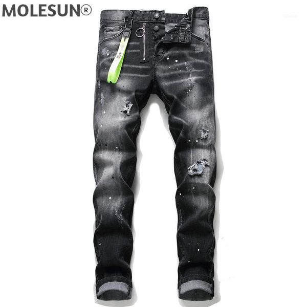 men's jeans european biker men slim pants mens denim trousers zipper black hole pencil for, Blue
men's jeans european biker men slim pants mens denim trousers zipper black hole pencil for, Blue