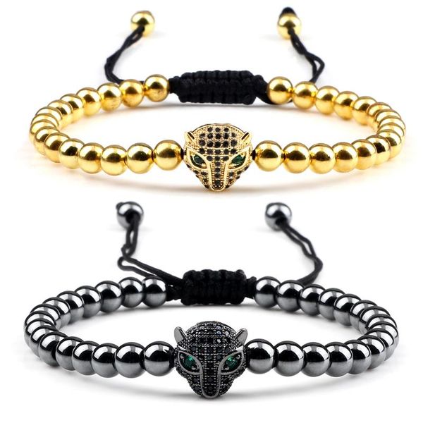 beaded, strands 5mm copper beads bracelet charm leopard head adjustable braided bangles for women men yoga balance bracelets gifts wrist jew, Black
beaded, strands 5mm copper beads bracelet charm leopard head adjustable braided bangles for women men yoga balance bracelets gifts wrist jew, Black