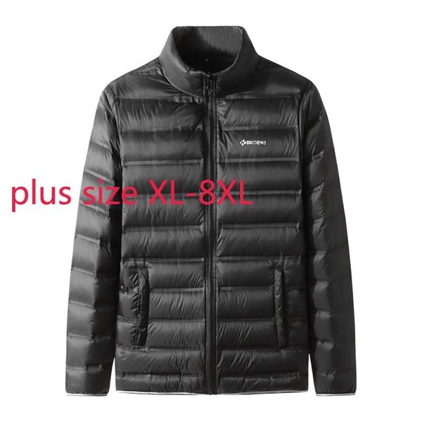 new arrival super large autumn winter male youth lightweight stand collar down jacket fashion casual coats plus size l-7xl 8xl, Black
new arrival super large autumn winter male youth lightweight stand collar down jacket fashion casual coats plus size l-7xl 8xl, Black