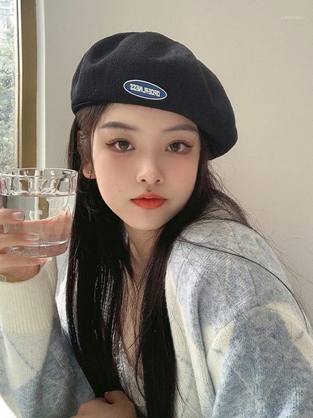 hat lady spring and summer versatile beret british retro korean version chaori cloth web celebrity painter bud cap berets, Blue;gray
hat lady spring and summer versatile beret british retro korean version chaori cloth web celebrity painter bud cap berets, Blue;gray
