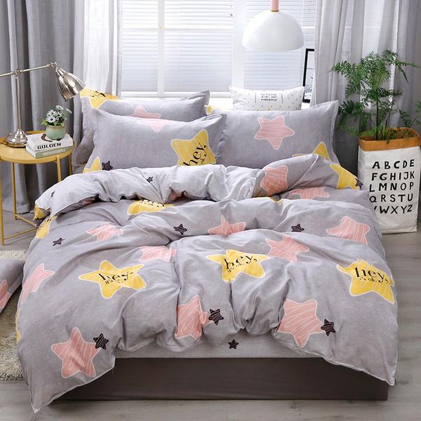 bedding sets cartoon color stars pattern 4pcs geometric bed linings duvet cover sheet pillowcases set soft
bedding sets cartoon color stars pattern 4pcs geometric bed linings duvet cover sheet pillowcases set soft