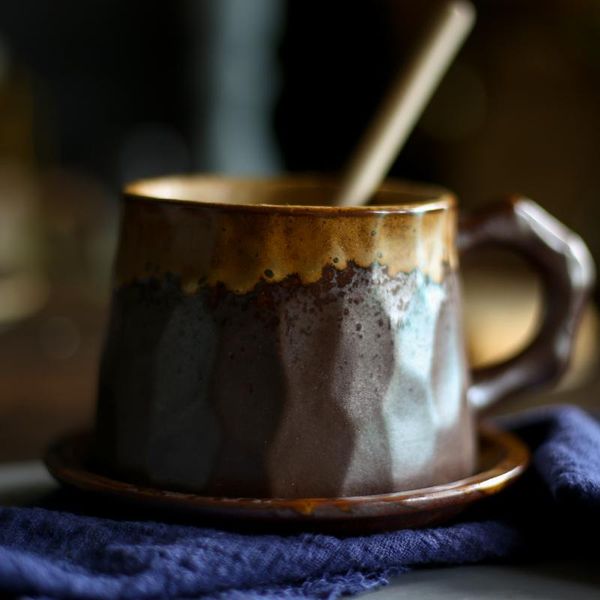 mugs vintage ceramic coffee cup large capacity breakfast mug with saucer spoon art kiln change teacup kitchen utensil decoration
mugs vintage ceramic coffee cup large capacity breakfast mug with saucer spoon art kiln change teacup kitchen utensil decoration