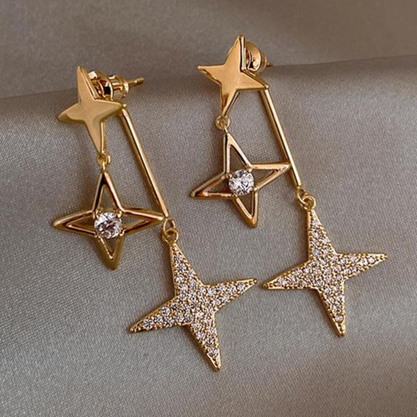 dangle & chandelier timeonly delicate star shinning rhinestone earrings hollow metal charms earring korean fan-shaped elegant jewellery cute, Silver
dangle & chandelier timeonly delicate star shinning rhinestone earrings hollow metal charms earring korean fan-shaped elegant jewellery cute, Silver