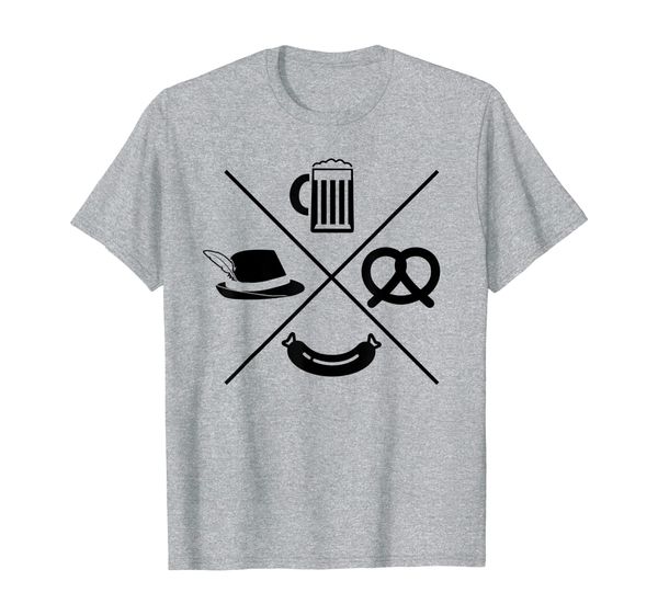 oktoberfest - beer wurst pretzel funny german souvenir gift t-shirt, White;black
oktoberfest - beer wurst pretzel funny german souvenir gift t-shirt, White;black