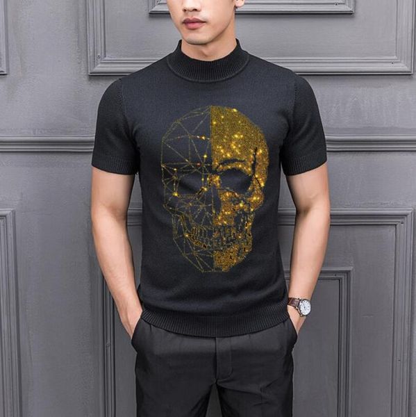 2021 men luxury winter drill casual sweaters pullover asian plug size high quality, White;black
2021 men luxury winter drill casual sweaters pullover asian plug size high quality, White;black