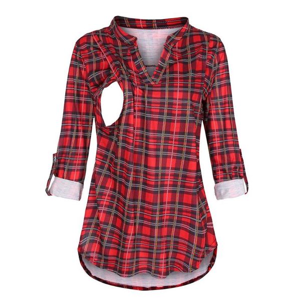 maternity dresses pregnant women breastfeeding blouses autumn winter printed plaid shirts v-neck fashion big size t-shirt for lady s-xxl, White
maternity dresses pregnant women breastfeeding blouses autumn winter printed plaid shirts v-neck fashion big size t-shirt for lady s-xxl, White