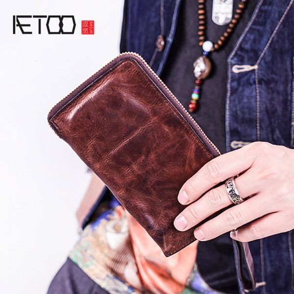 wallets aetoo vintage leather handmade long wallet male casual art zipper mobile phone bag ultra-thin soft cowhide, Red;black
wallets aetoo vintage leather handmade long wallet male casual art zipper mobile phone bag ultra-thin soft cowhide, Red;black
