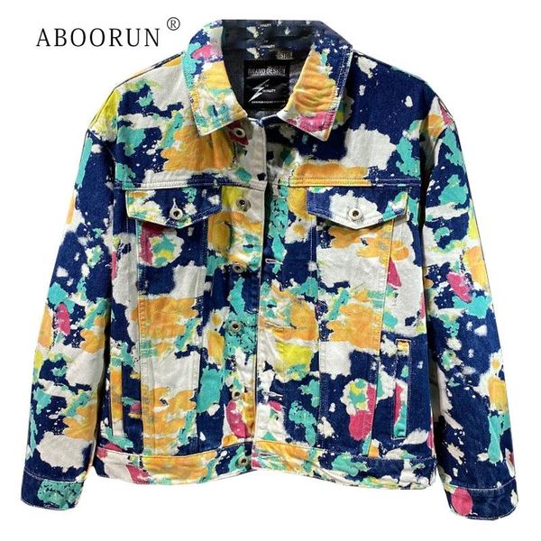 men's jackets aboorun 2021 fashion painted denim hip hop graffiti jean couples oversize cotton coat streetwear, Black;brown
men's jackets aboorun 2021 fashion painted denim hip hop graffiti jean couples oversize cotton coat streetwear, Black;brown