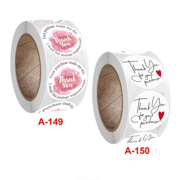 500pcs/roll thank you for your purchase stickers gift packaging stickers birthday party business envelope sealling sticker
500pcs/roll thank you for your purchase stickers gift packaging stickers birthday party business envelope sealling sticker