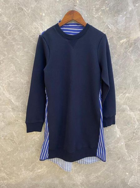 casual dresses 2021 women striped patchwork fashion dress ladies long sleeve classics 2 color tutu, Black;gray
casual dresses 2021 women striped patchwork fashion dress ladies long sleeve classics 2 color tutu, Black;gray