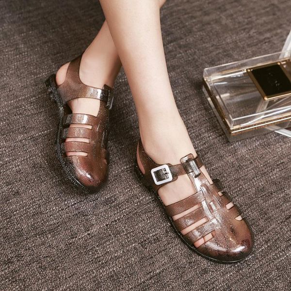2021 summer sandals female crystal jelly shoes beach shoes slip plastic transparent women sandals pvc jelly, Black
2021 summer sandals female crystal jelly shoes beach shoes slip plastic transparent women sandals pvc jelly, Black