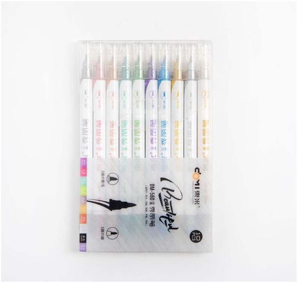 10pcs/set double head highlighter metallic color magic outline marker pen diy album marking pens for painting school jllfst
10pcs/set double head highlighter metallic color magic outline marker pen diy album marking pens for painting school jllfst