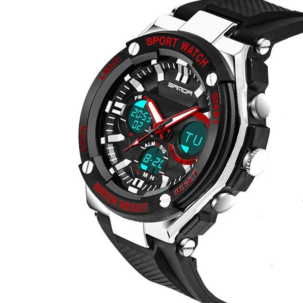 wristwatches fashion dual display woman man led digital watch waterproof multifunction outdoor sport, Slivery;brown
wristwatches fashion dual display woman man led digital watch waterproof multifunction outdoor sport, Slivery;brown
